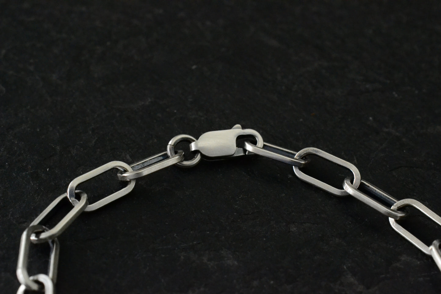 --Anchor-- Bracelet Mens Tag Chain Nautical Jewelry Sterling Silver Sailor Captain Anniversary Gift