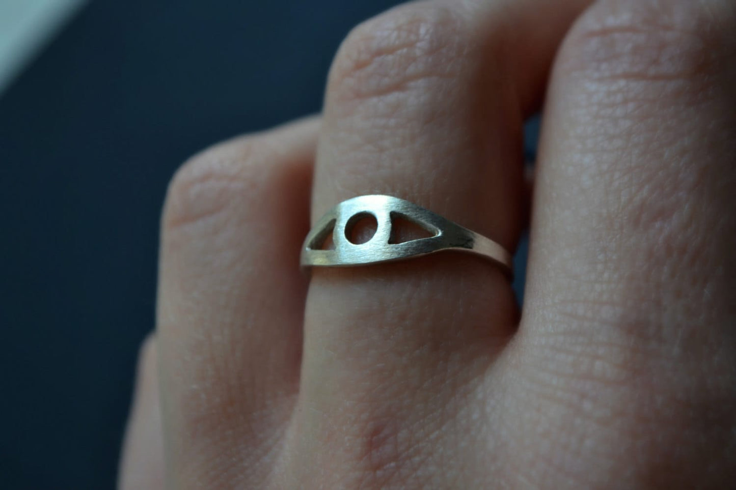 Evil Eye Ring, Sterling Silver Evil Eye Jewelry, Protection Ring, Symbol Ring Amulet Talisman All seeing eye