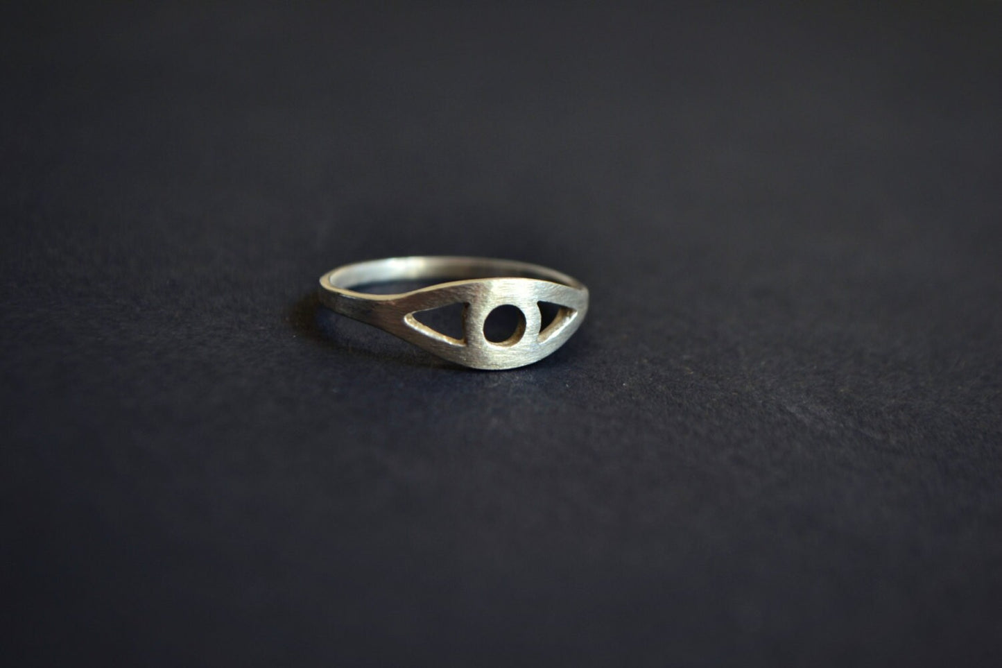 Evil Eye Ring, Sterling Silver Evil Eye Jewelry, Protection Ring, Symbol Ring Amulet Talisman All seeing eye