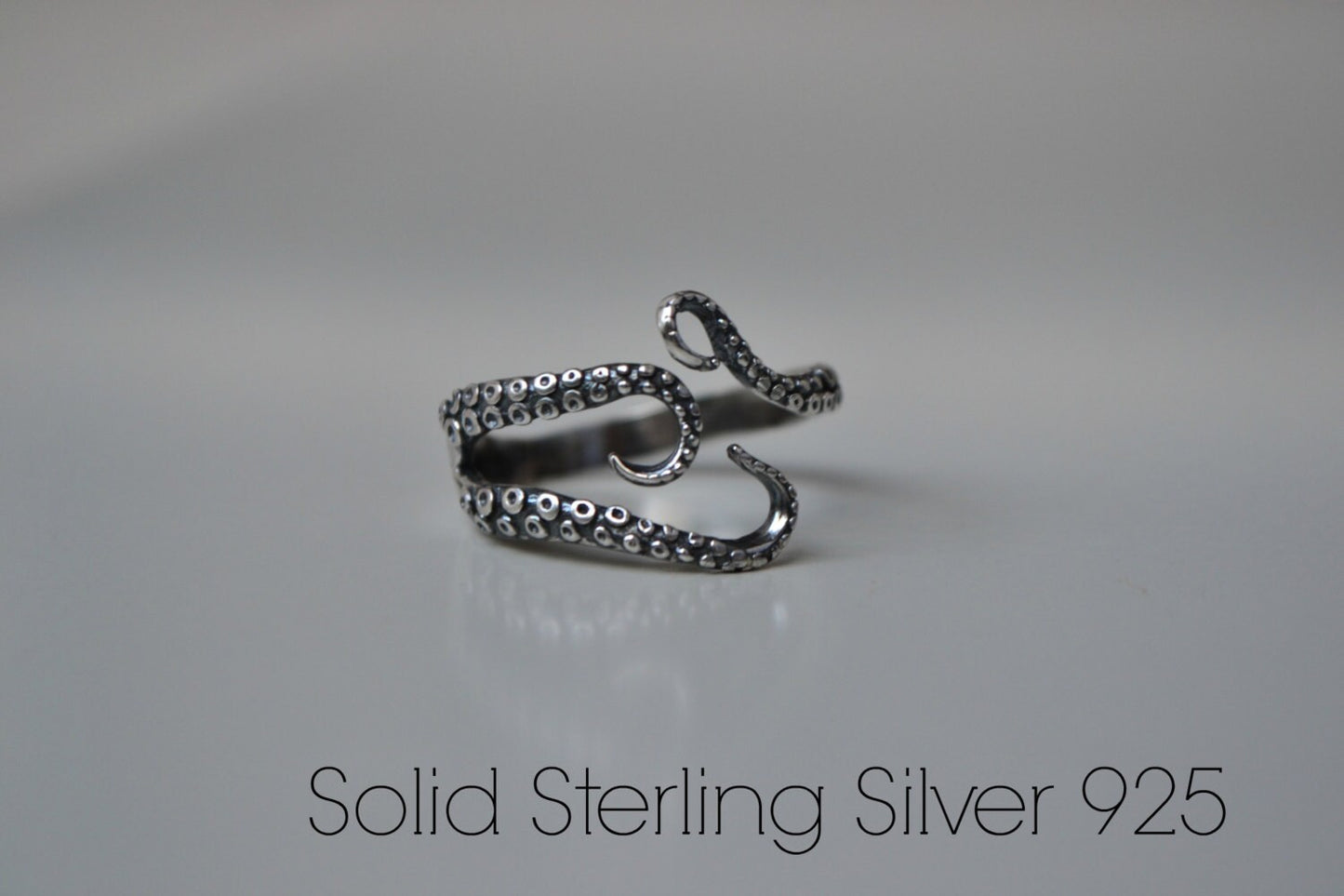 Sterling Silver Octopus Ring, Tentacle Ring, Kraken Ring, Octopus Jewelry, Statement Wrap Ring, Pirate Ring Jewelry