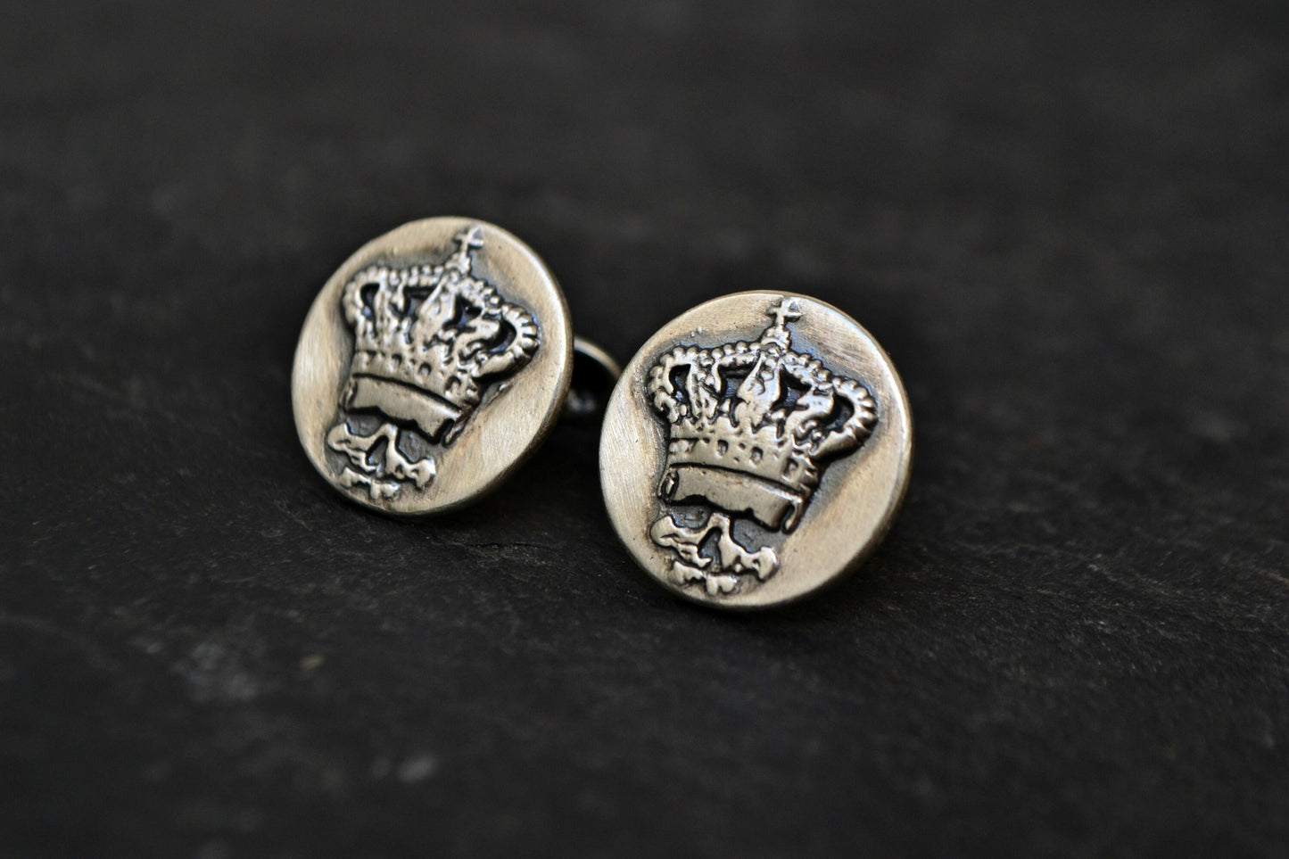 mens accessories, skull cufflinks cuff links, King crown cufflinks, groom mens jewelry, sterling silver cuff links