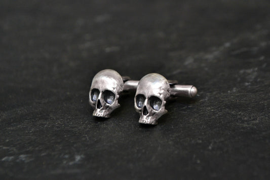 Skull Mens Cufflinks Memento Mori Skull Cufflinks Victorian Vintage Inspired Wedding Cuff Links