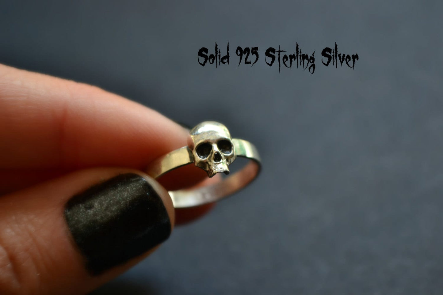 Skull ring, Mens Ring, Sterling Silver Ring, Rocker, Punk, Biker, Pirates, Cool Gift for Dad